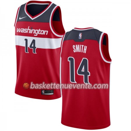 Maillot Basket Washington Wizards Jason Smith 14 Nike 2017-18 Rouge Swingman - Homme
